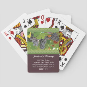Weinbaukarten Spielkarten