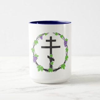 Weinberg des Lord Large 2-Töne-Kaffee-Tasse Tasse