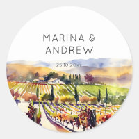Weinberg Napa Tal Hochzeit Aquarellplatz