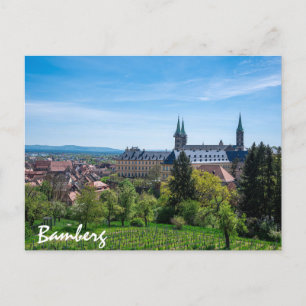 Weinberg und historische Altstadt von Bamberg, Deu Postkarte