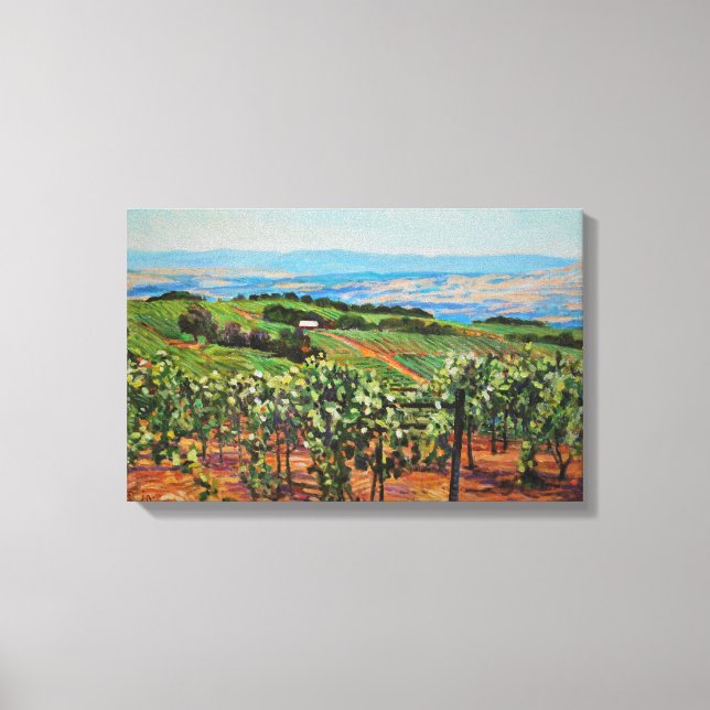 Weinberge Canvas Print Leinwanddruck (Vorderseite)