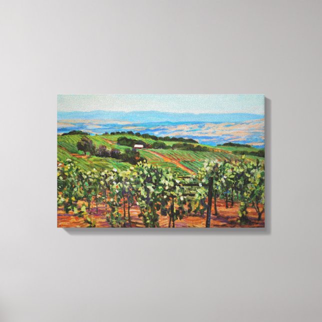 Weinberge Canvas Print Leinwanddruck (Vorderseite)