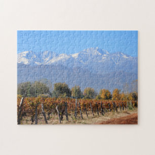 Weinberge im Fall von Mendoza, Argentinien Puzzle