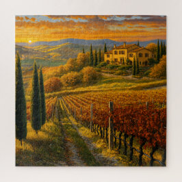 Weinbergs Pfad – Toskana-inspiriertes Puzzle