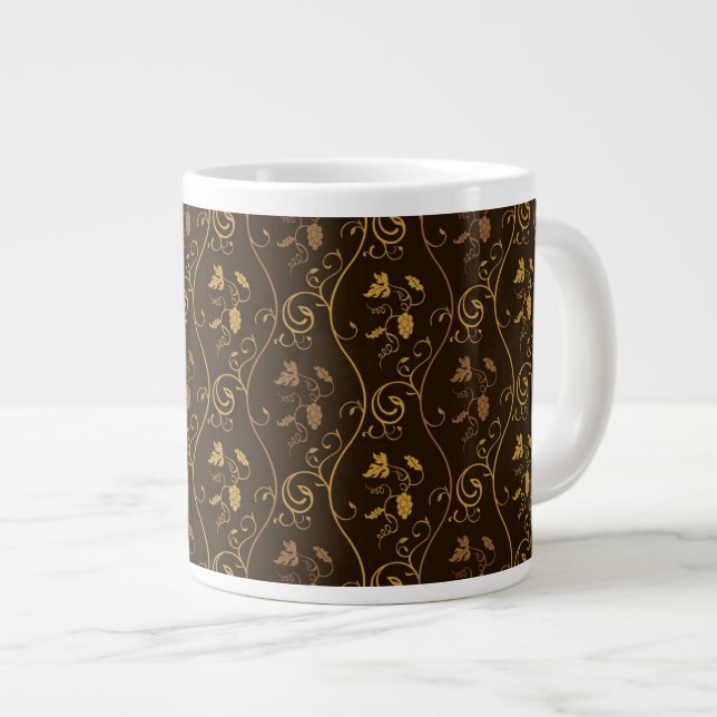 Weindekor Jumbo-Tasse (Vorderseite Rechts)