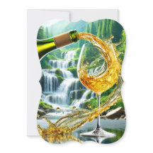 Weindesign-Flachkarte