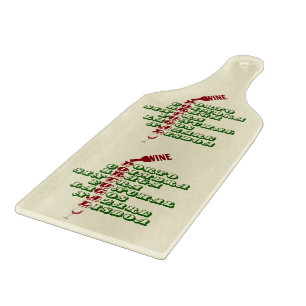 Weine des portugiesischen Glass Cutting Board Schneidebrett