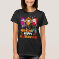 Weine Glas Thankgiving Witziger Happy Hallothanksm