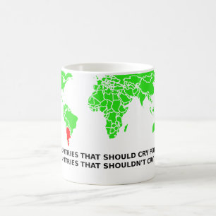 Weine nicht um mich Argentinien Lustiger Becher Tasse