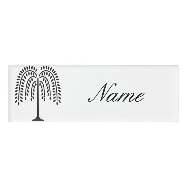 Weine Willow Silhouette Thunder_Cove Namenschild (Vorderseite)