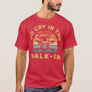 Weine zu Fuß in Vintagem Koch, kochen Sie lange T-Shirt