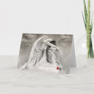 Weinen der Angel-Karte Karte