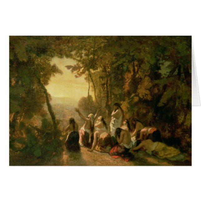 Weinen der Tochter von Jephthah, 1846 (Vorderseite (Horizontal))