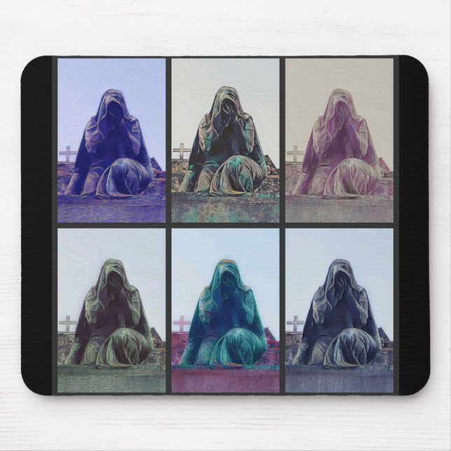 weinende Frauen Mousepad (Vorne)