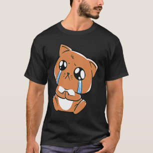 weinende traurige süße Katze T-Shirt