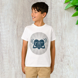 Weinendes Gebet Herz Minimal Spiritual T-Shirt