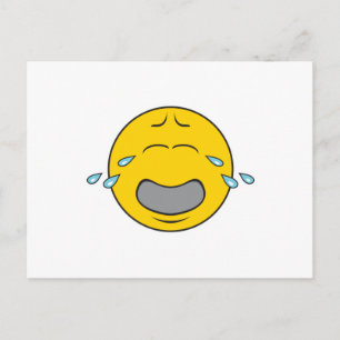 Weinendes Gesicht Postkarte