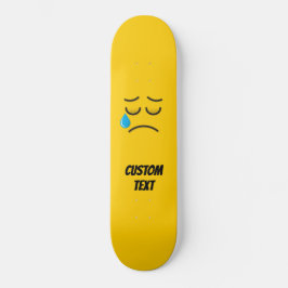 Weinendes Gesicht Skateboard