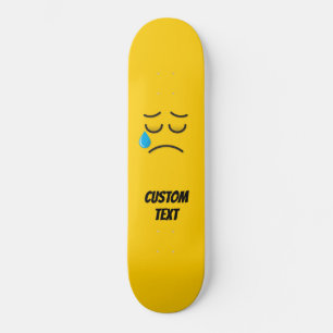 Weinendes Gesicht Skateboard