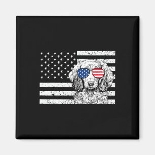 Weiner Dog 4. Juli US-amerikanische Flagge Patriot Magnet