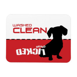 Weiner Dog, Geschirrspüler Magnet - gelockert saub