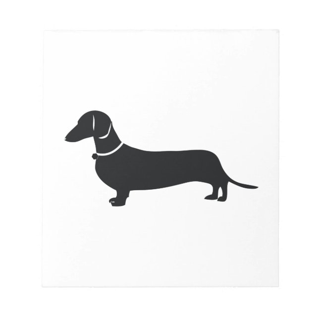 Weiner Dog Notizblock (Vorderseite)