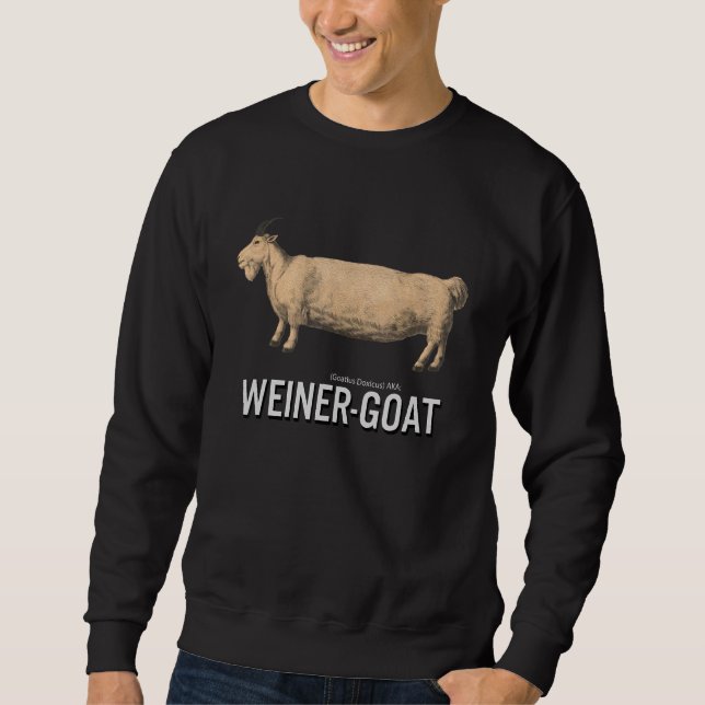 Weiner Goat Sweatshirt (Vorderseite)