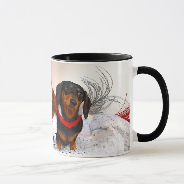 Weiner Hundefeiertags-Tasse Tasse (Rechts)