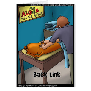 Weiner Massage alias Backlink Funny Gifts & Cards