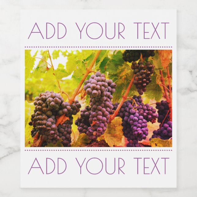 Weinetikett (Einzelnes Label)