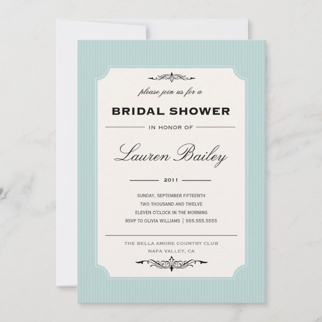 WEINETIKETT| BRIDAL SHOWING INVITATION EINLADUNG (Vorderseite)