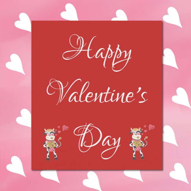 Weinetikett "Rot und Weiß Valentinstag" (Von Creator hochgeladen)