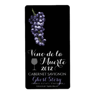 Weinetikett vino de la muerte