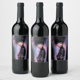 Weinetiketten Cosmic Diva Stellar Glow Weinetikett