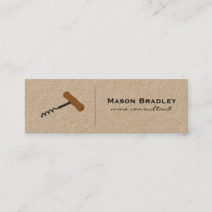 Weinexperte Mini Visitenkarte