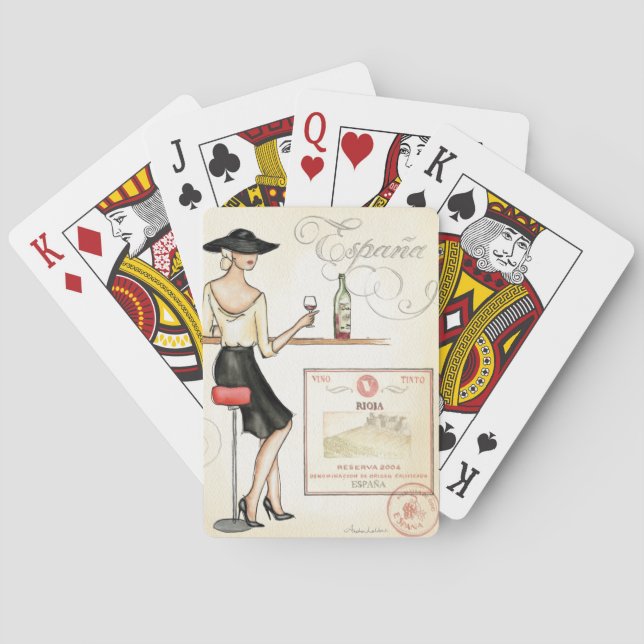 WeinFashionista Spielkarten (Rückseite)