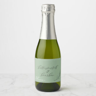 Weinflasche - Etikett