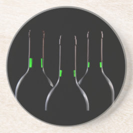 Weinflaschen Black Sandstone Drink Untersetzer