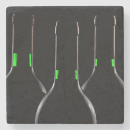 Weinflaschen Black Stone Getränke Coaster Steinuntersetzer