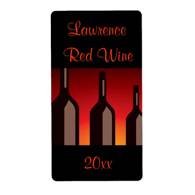 Weinflaschen, hausgemachte Weine (Vorne)