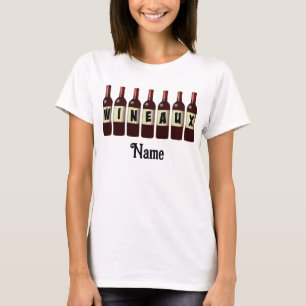Weinflaschen Roter Wein nach Maß T-Shirt