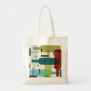 Weinflaschenentwurf Tragetasche