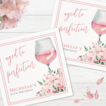 Weinflorale Geburtstagsparty