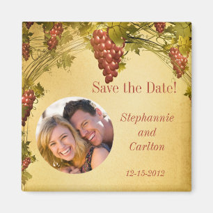 Weingarten Hochzeitsankündigung Magnet