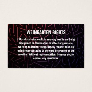 Weingarten Rechte Business Cards