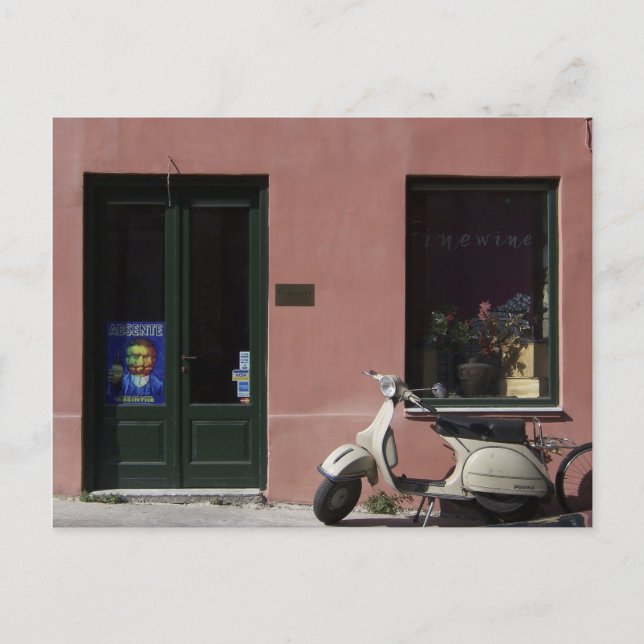 Weingeschäft Postkarte (Vorderseite)