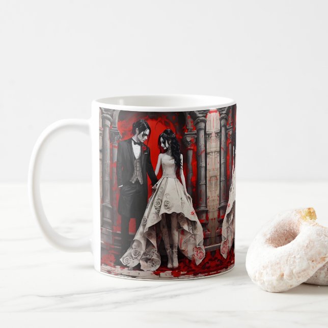 Weingeschenkeschachtel Kaffeetasse (Mit Donut)