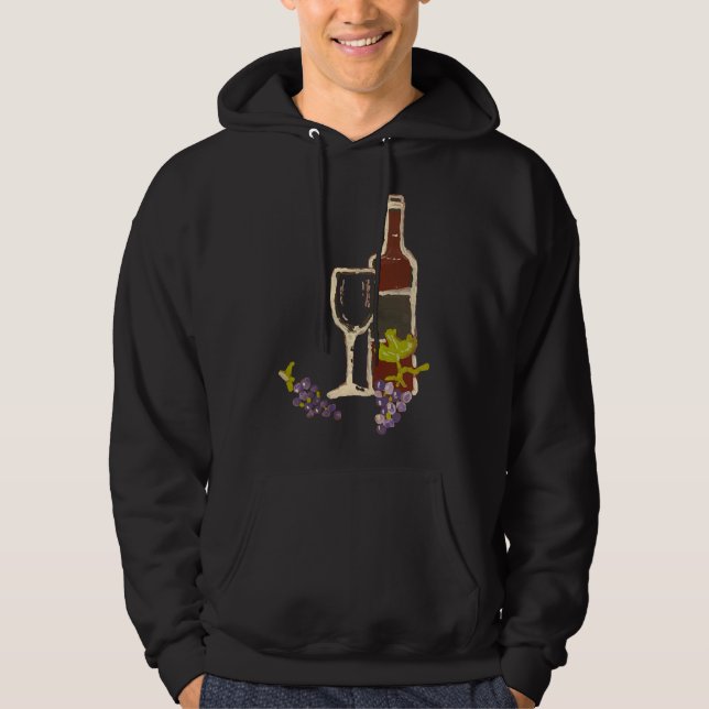 Weinglas 7 hoodie (Vorderseite)