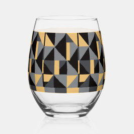 Weinglas ohne Fuß Moderne Geometrie Stiel