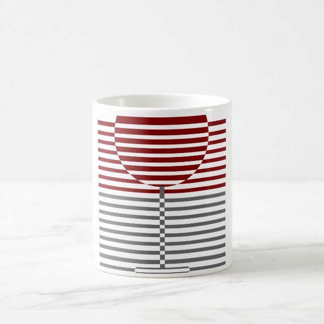 Weinglas Silhouette Kaffee Tasse (Mittel)